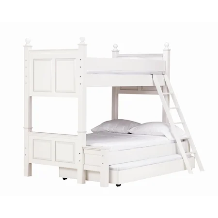 Twin Over Full Bunk Bed with Trundle Bed